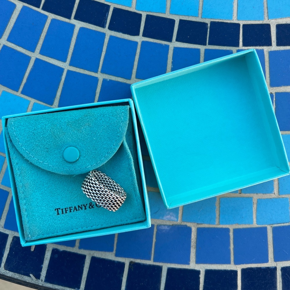 Tiffany Braided Ring Silver size 6